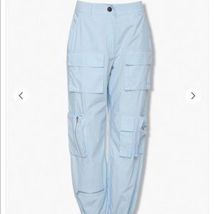 Forever 21 Blue Cargo Pants NWT